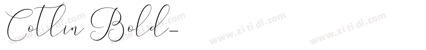 Cotlin Bold字体转换